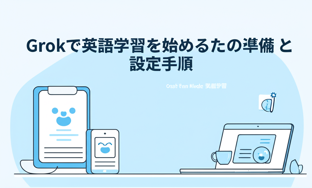 Grokで英語学習を始めるための準備と設定手順