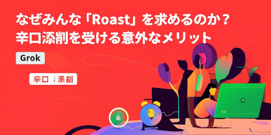 なぜみんな「Roast」を求めるのか？辛口添削を受ける意外なメリット