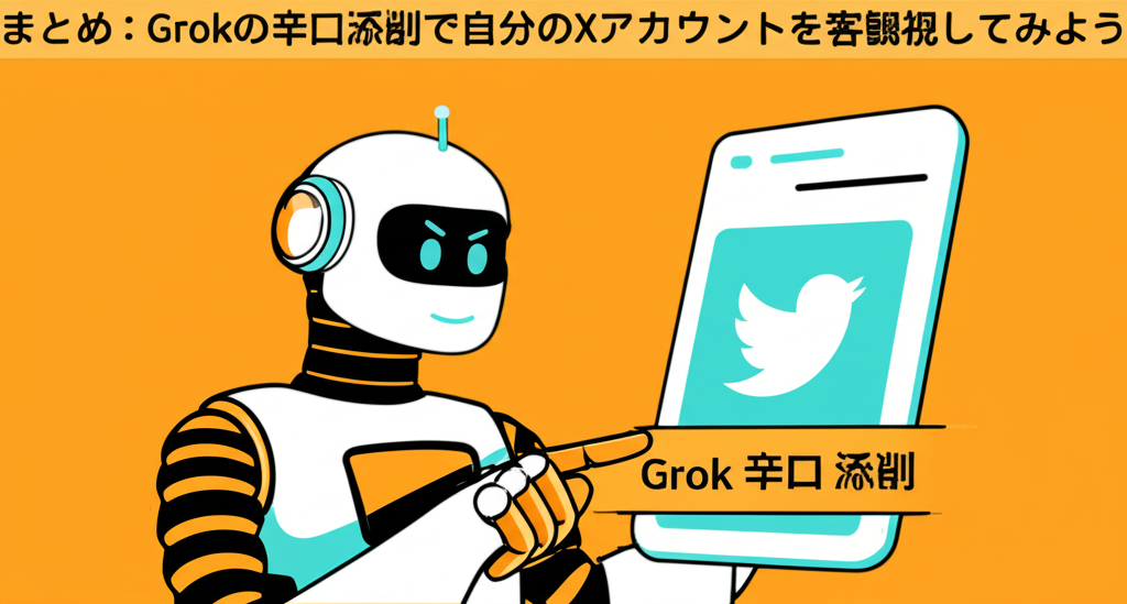 まとめ：Grokの辛口添削で自分のXアカウントを客観視してみよう
