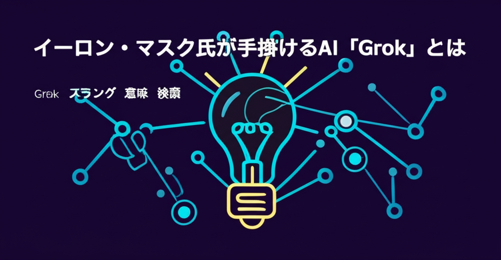 イーロン・マスク氏が手掛けるAI「Grok」とは