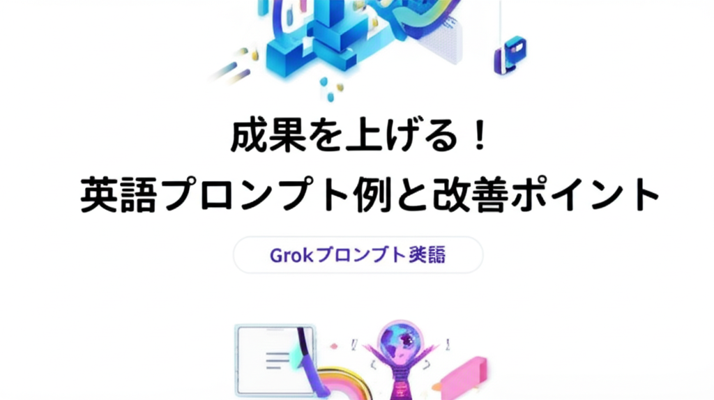 成果を上げる！英語プロンプト例と改善ポイント
